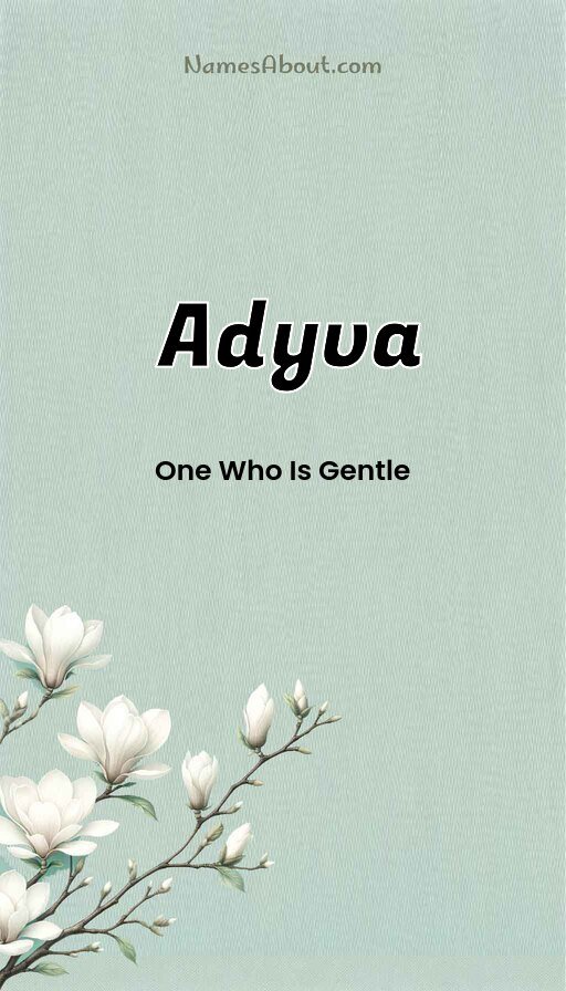 Meaning of Adyva