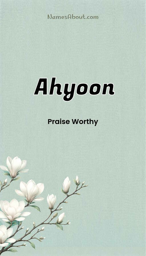 Meaning of Ahyoon