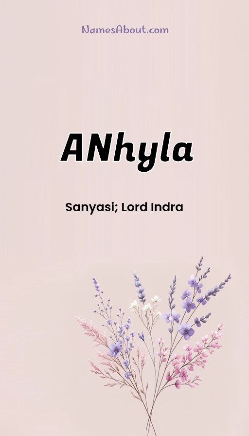 Meaning of Anhyla