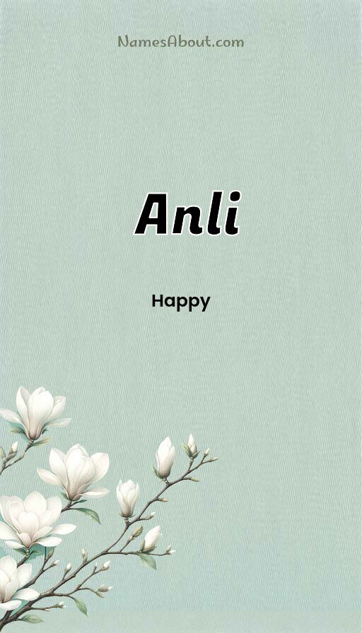 Meaning of Anli