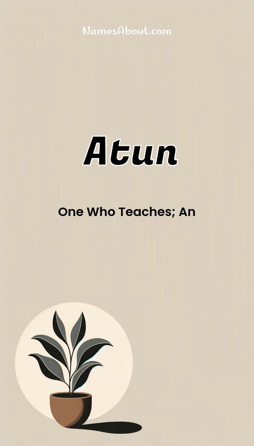 Meaning of Atun