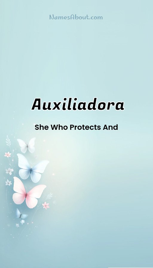 Meaning of Auxiliadora