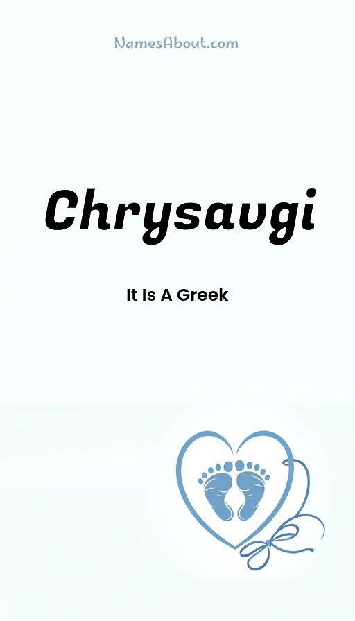 Meaning of Chrysavgi