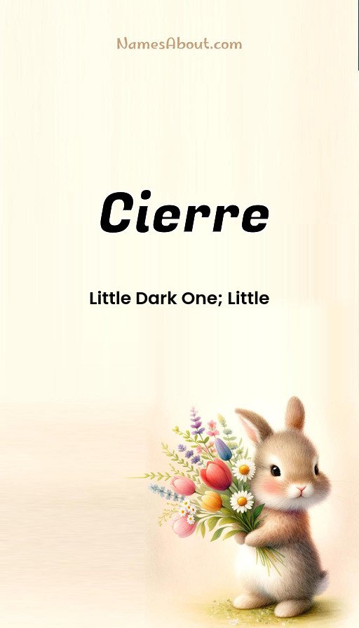 Meaning of Cierre