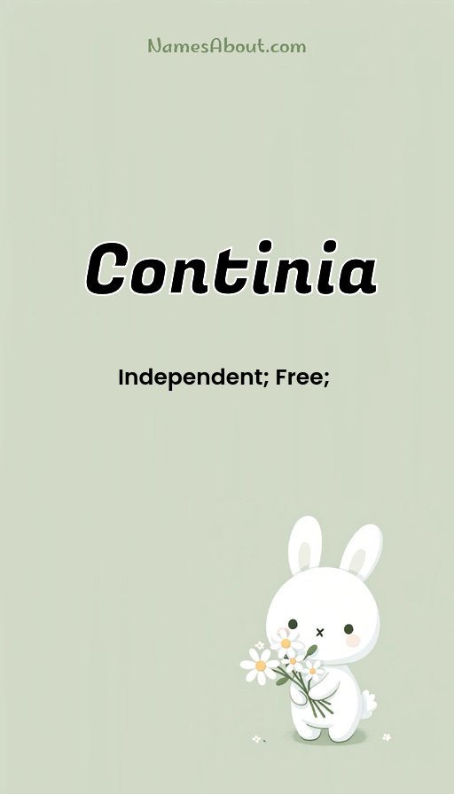 Meaning of Continia