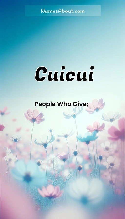 Meaning of Cuicui