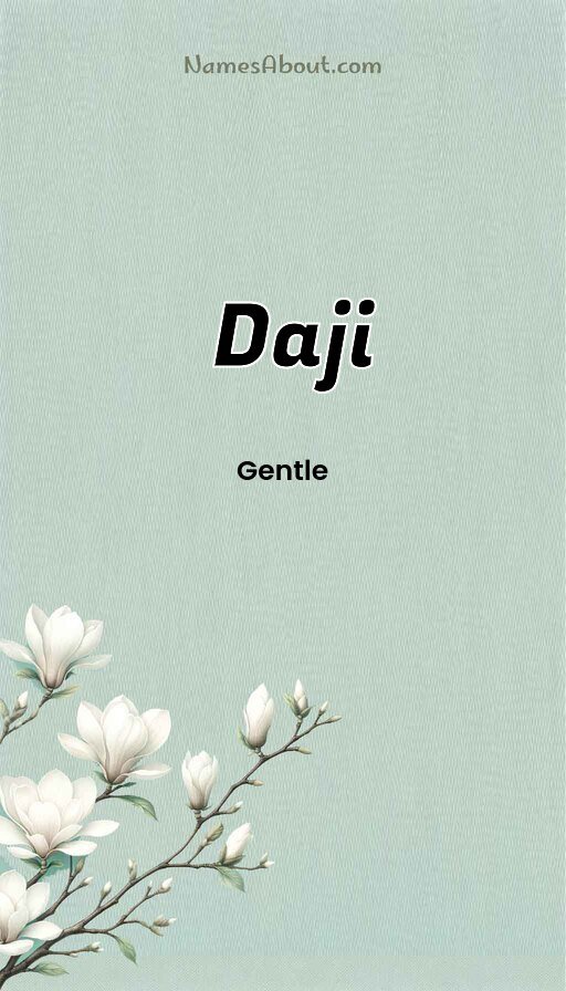 Meaning of Daji