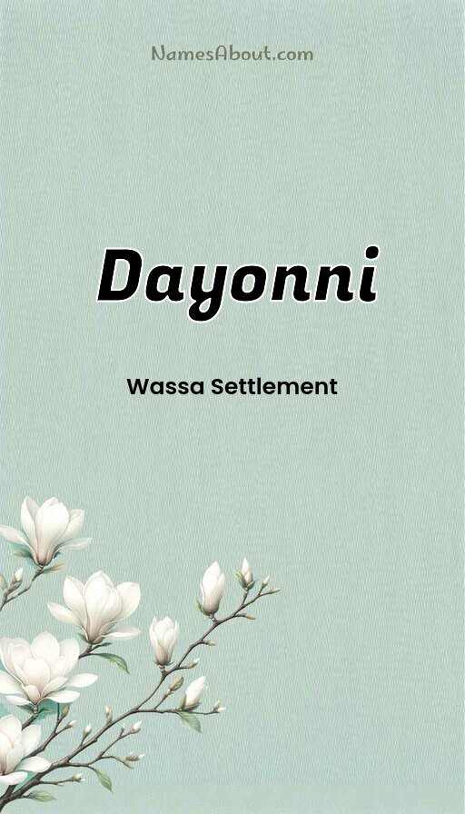 Meaning of Dayonni