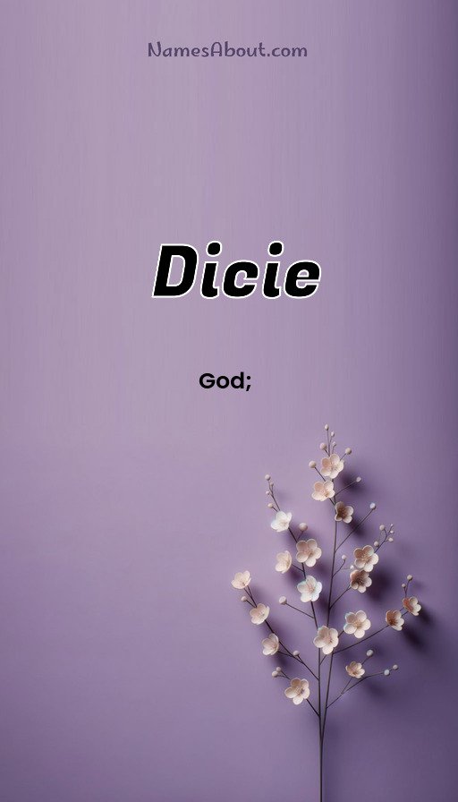 Meaning of Dicie