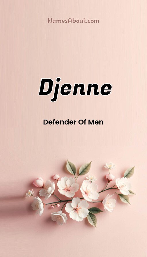 Meaning of Djenne