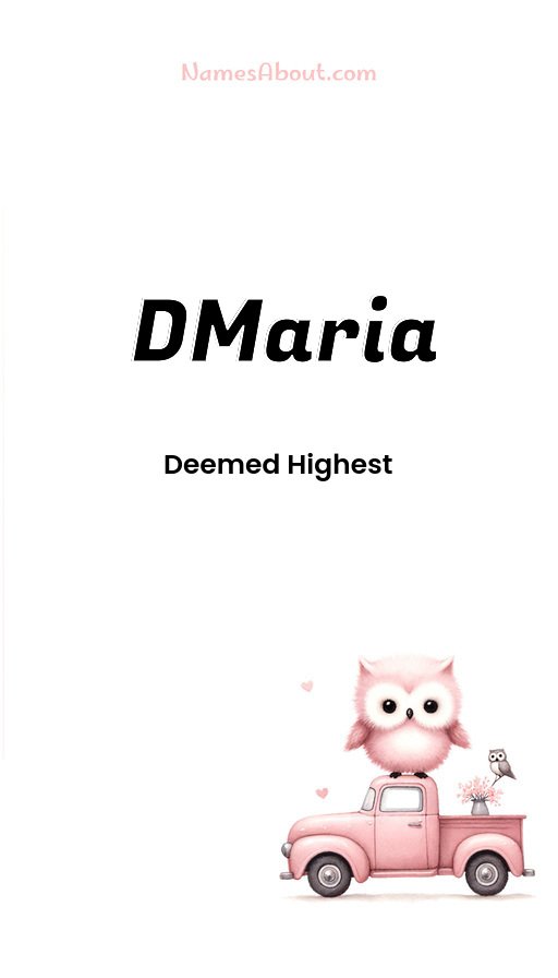 Meaning of DMaria