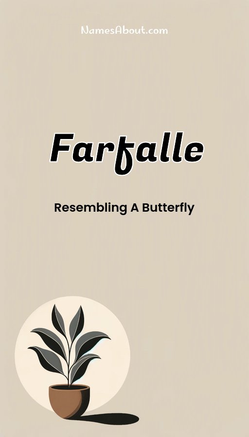 Meaning of Farfalle