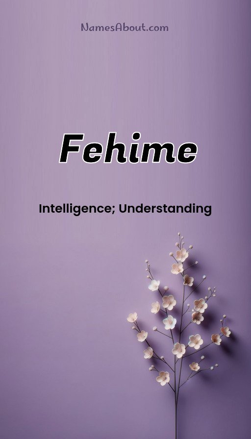 Meaning of Fehime