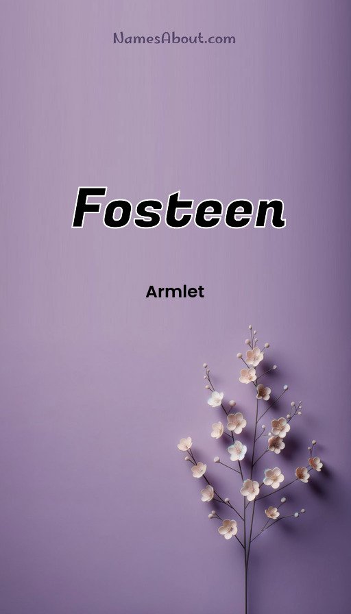 Meaning of Fosteen