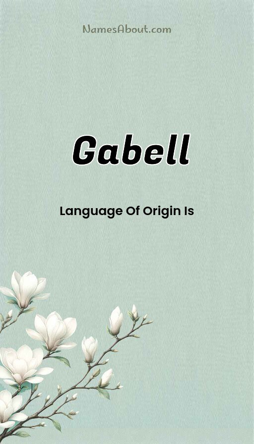 Meaning of Gabell