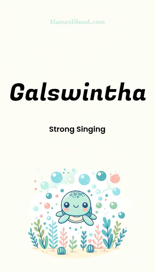Meaning of Galswintha