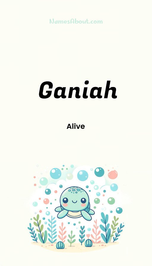Meaning of Ganiah