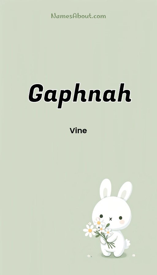 Meaning of Gaphnah