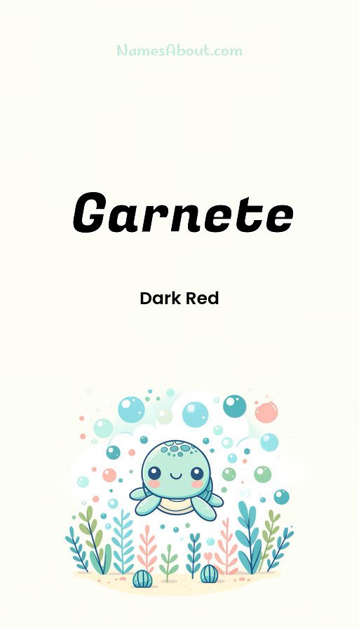 Meaning of Garnete