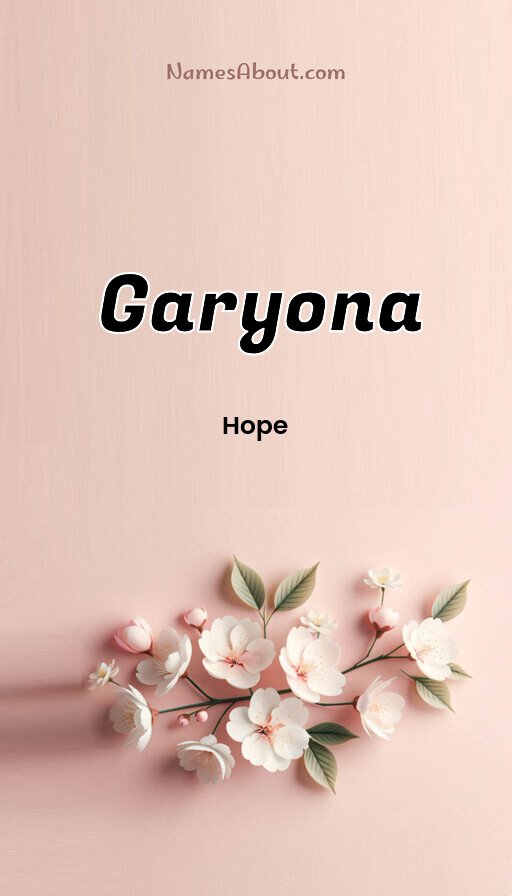 Meaning of Garyona
