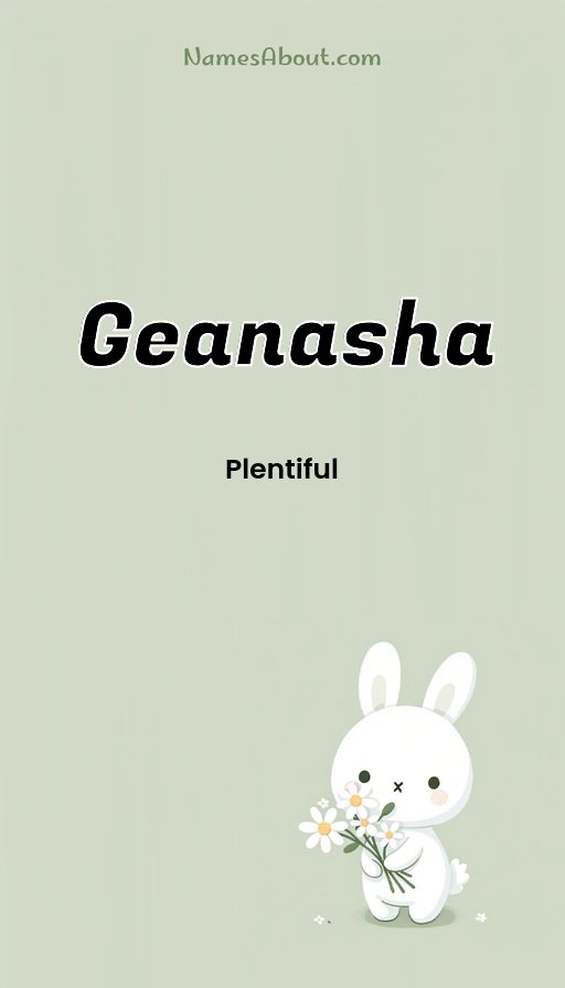 Meaning of Geanasha