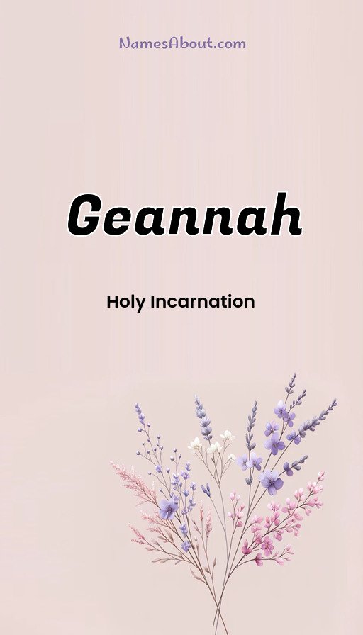 Meaning of Geannah