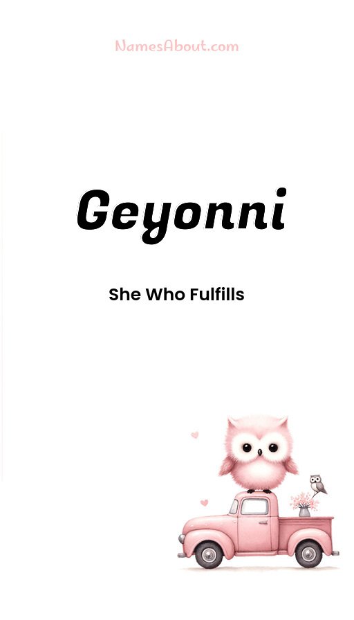 Meaning of Geyonni