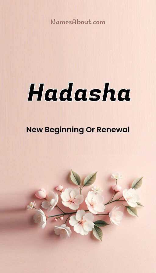 Meaning of Hadasha