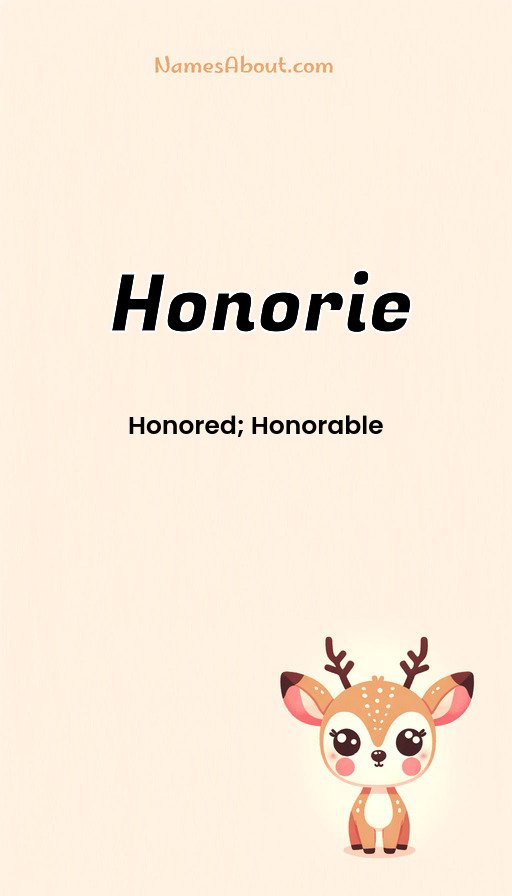 Meaning of Honorie