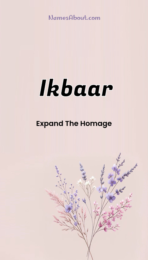 Meaning of Ikbaar