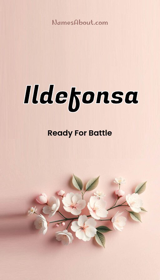 Meaning of Ildefonsa