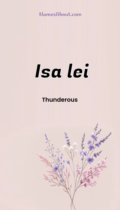 Meaning of Isa lei
