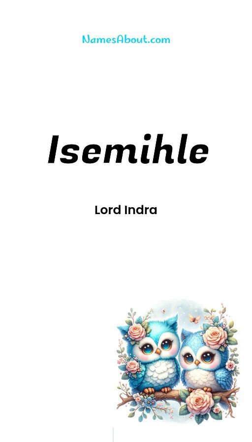 Meaning of Isemihle