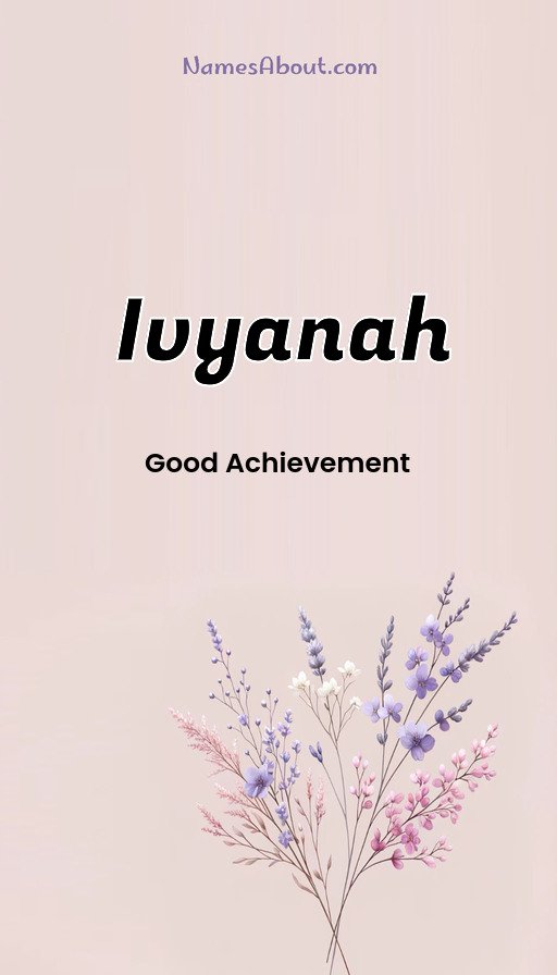 Meaning of Ivyanah