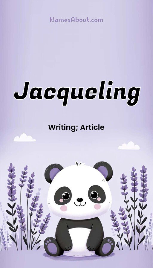 Meaning of Jacqueling