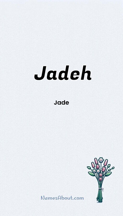 Meaning of Jadeh
