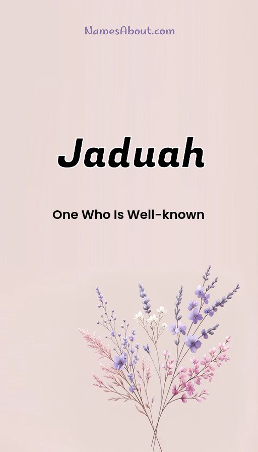 Meaning of Jaduah