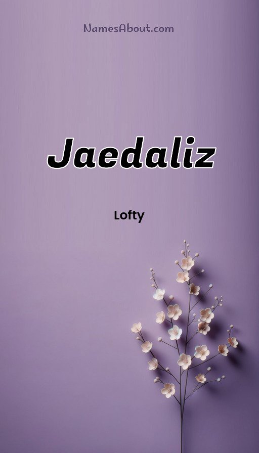 Meaning of Jaedaliz