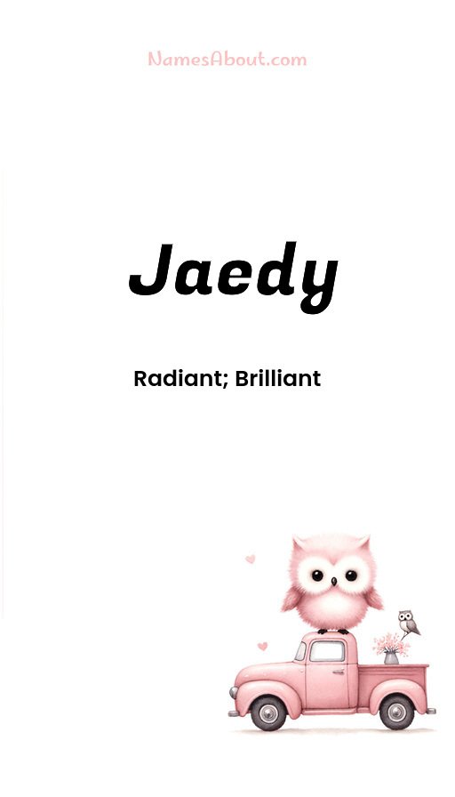 Meaning of Jaedy