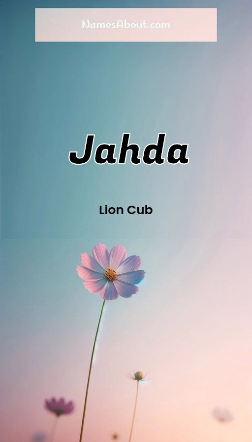 Meaning of Jahda
