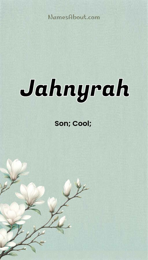 Meaning of Jahnyrah