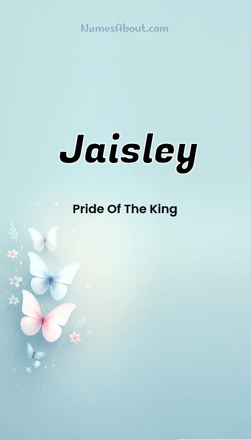 Meaning of Jaisley