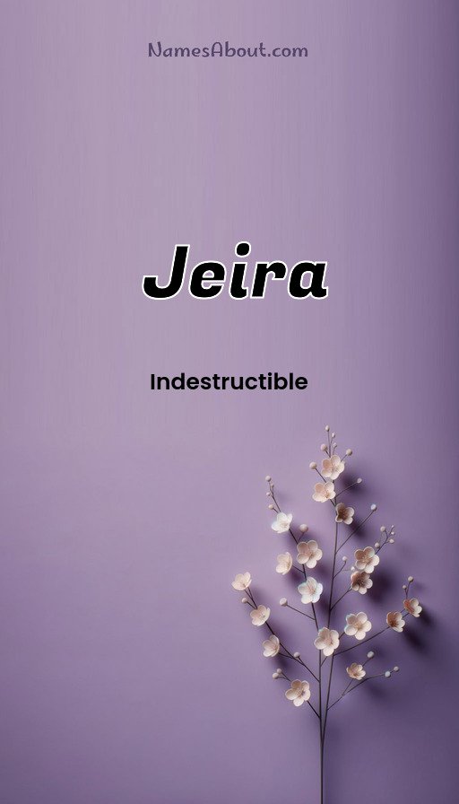 Meaning of Jeira