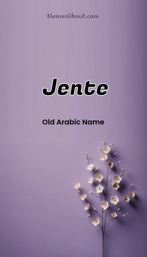 Meaning of Jente