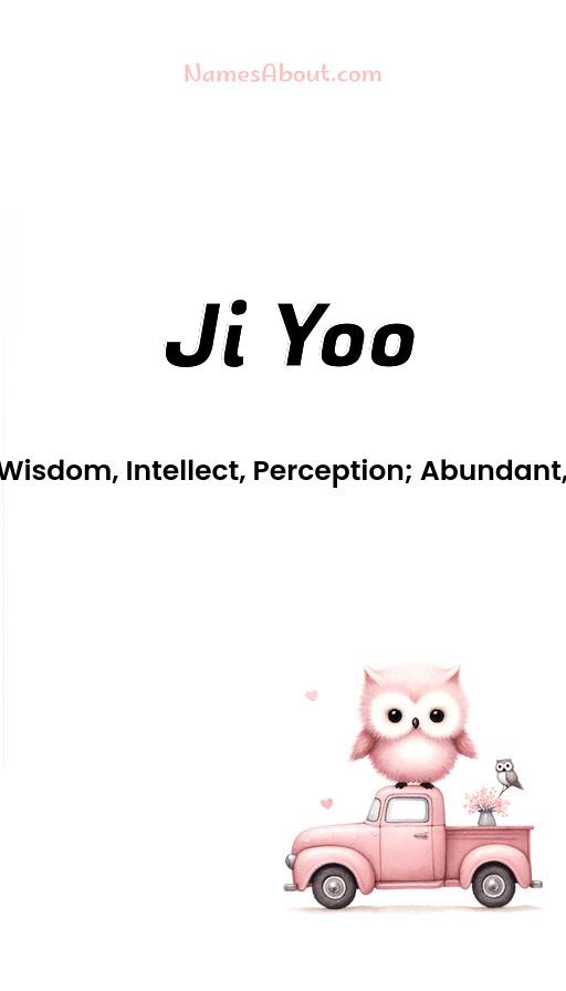 Ji Yoo name and meaning