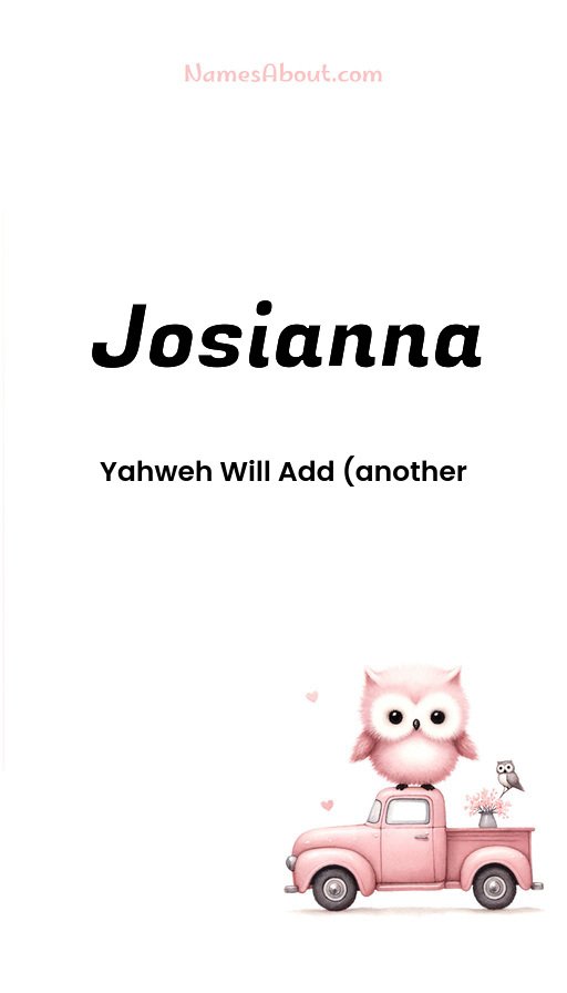 Meaning of Josianna