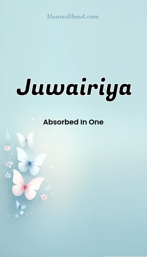Meaning of Juwairiya