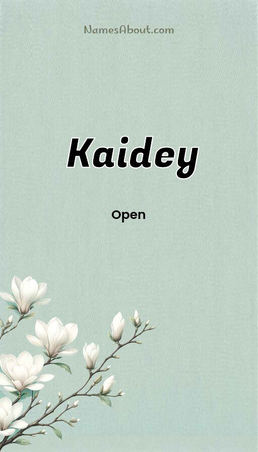 Meaning of Kaidey
