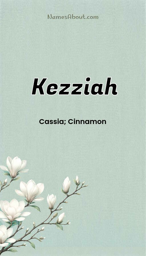 Meaning of Kezziah