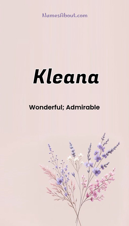 Meaning of Kleana